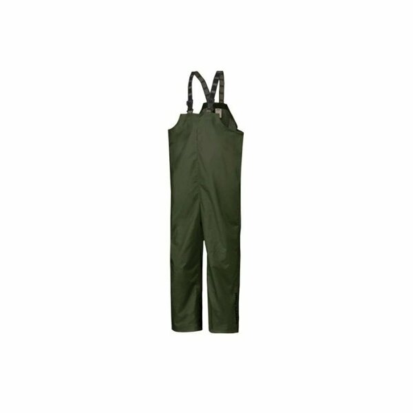 Helly Hansen Mandal Bib, , Army Green, Polyester/PVC Coated 70529-480-MD